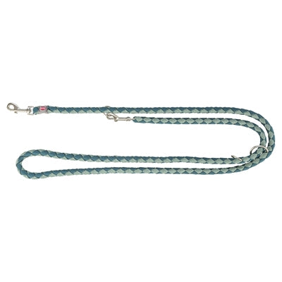 Trixie Hondenriem Cavo Verstelbaar Petrol / Salie Groen hondenhalsband nylon