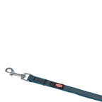 Trixie Hondenriem Sleeplijn Met Rubber Anti Slip Petrol Blauw hondenhalsband