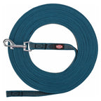 Trixie Hondenriem Sleeplijn Met Rubber Anti Slip Petrol Blauw hondenhalsband
