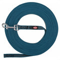 TRIXIE HONDENRIEM SLEEPLIJN MET RUBBER ANTI SLIP PETROL BLAUW L/XL 10 MTR X 1,7 CM