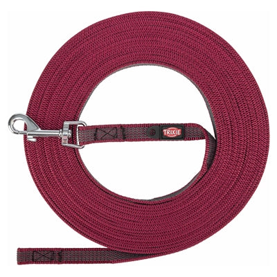 TRIXIE HONDENRIEM SLEEPLIJN EXTRA LICHT ROEST BRUIN XS/S 5 MTR X 1 CM
