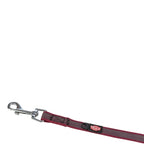 Trixie Hondenriem Sleeplijn Met Rubber Anti Slip Sangria Rood hondenhalsband S/M 10 Mtr x 1,5 cm