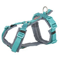 TRIXIE HONDENTUIG PREMIUM TREKKING AQUA BLAUW / GRAFIET GRIJS 62-74X2,5 CM