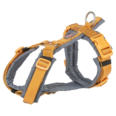 TRIXIE HONDENTUIG PREMIUM TREKKING CURRY GEEL / GRAFIET GRIJS 36-44X1,5 CM