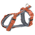 TRIXIE HONDENTUIG PREMIUM TREKKING ROEST BRUIN / GRAFIET GRIJS 32-38X1,3 CM
