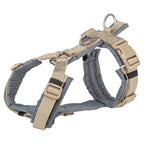 Trixie Hondentuig Premium Trekking Zand Taupe / Grafiet Grijs hondenhalsband hondenriem nylon