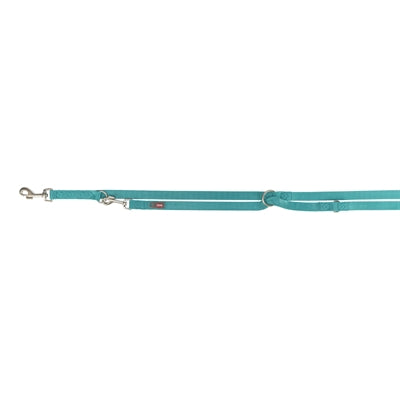 Trixie Hondenriem Premium Verstelbaar Aqua Blauw hondenhalsband nylon