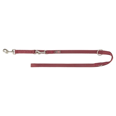 Trixie Hondenriem Premium Verstelbaar Sangria Rood hondenhalsband nylon