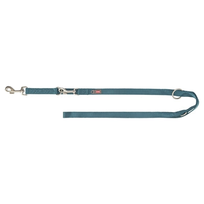 Trixie Hondenriem Premium Verstelbaar Petrol Blauw hondenhalsband nylon