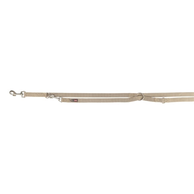 Trixie Hondenriem Premium Verstelbaar Zand Taupe hondenhalsband nylon