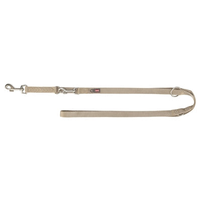 Trixie Hondenriem Premium Verstelbaar Zand Taupe hondenhalsband nylon
