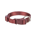 TRIXIE HALSBAND HOND PREMIUM SANGRIA ROOD 15-25X1 CM