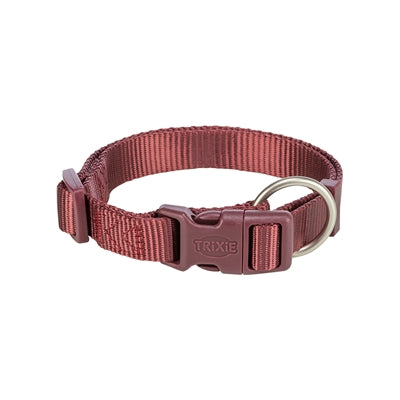 TRIXIE HALSBAND HOND PREMIUM SANGRIA ROOD 40-65X2,5 CM