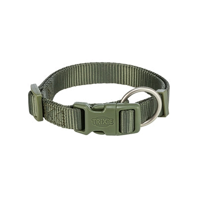 Trixie Halsband Hond Premium Olijfgroen hondenhalsband hondenriem nylon