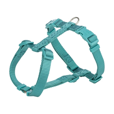 Trixie Hondentuig Premium H-tuig Aqua Blauw hondenhalsband hondenriem nylon