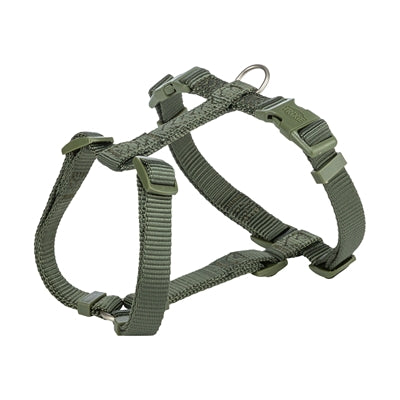 TRIXIE HONDENTUIG PREMIUM H-TUIG OLIJFGROEN 60-87X2,5 CM