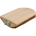 Trixie Platform Met Schroefbevestiging Schorshout knaagdierspeelgoed 15x10 cm