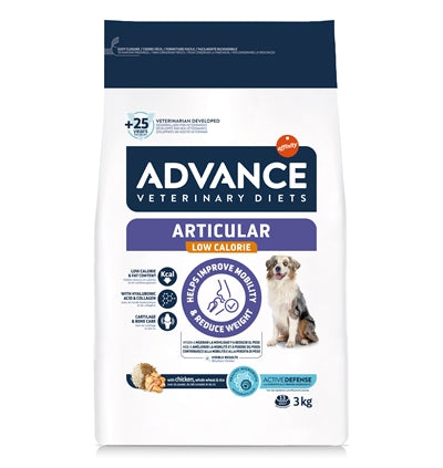 ADVANCE VETERINARY DIET DOG ARTICULAR GEWRICHTEN MINDER CALORIEËN 3 KG