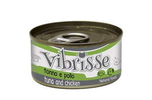 Vibrisse Cat Tonijn / Kip kattenvoer natvoer 24x70 gr
