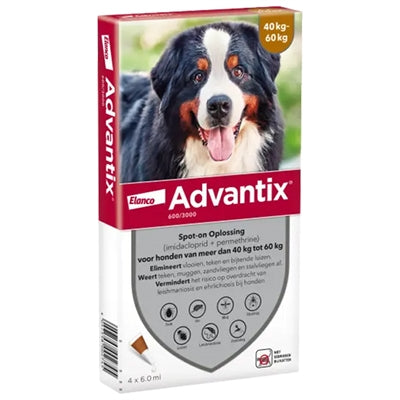 ELANCO ADVANTIX SPOT ON 600/3000 40+ KG - 4 PIP
