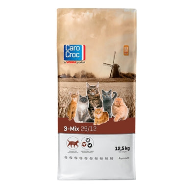 Carocroc Kat 3-MIX kattenvoer droogvoer 7 kg
