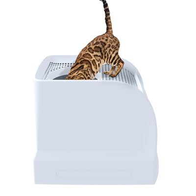 Imac Kattenbak Frida Met Lade Blauw 56x40x43,5 cm