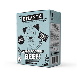 Henart Plantz Garden Goodness Beef-like Chunks Tetra Pak hondenvoer natvoer 380 gr