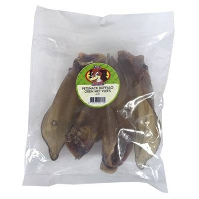 Petsnack Buffalo Oren Met Vlees hondensnacks gedroogd