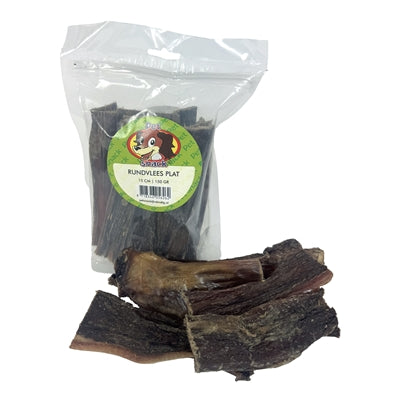 Petsnack Rundvlees Plat hondensnacks gedroogd 15 cm 150 gr
