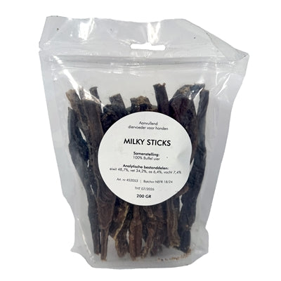 Petsnack Milky Sticks hondensnacks gedroogd 200 gr