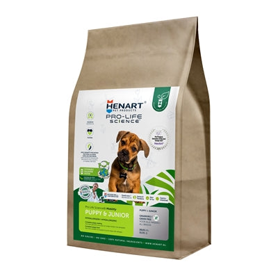 Henart Mealworm Insect Puppy / Junior With Hem Eggshell Membrane hondenvoer droogvoer