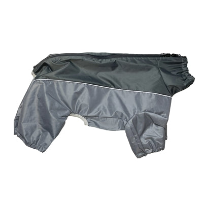 Happy Pet Hondenjas go Walk Mud Coat Waterproof Grijs hondenkleding XS 30 cm