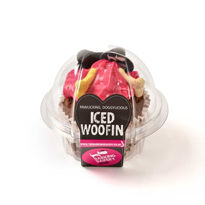 The Barking Bakery Voorraadpot Mini Iced Woofins hondenkoekjes 45 st