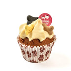 The Barking Bakery Carob Woofin Met Geel Glazuur hondenkoekjes