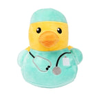 Fuzzyard Duck Ducktor Pluche hondenspeelgoed 16x15x17 cm