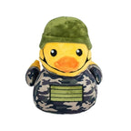 Fuzzyard Duck Commanduck Pluche hondenspeelgoed 16x15x17 cm