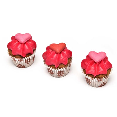 The Barking Bakery i Woof You Valentine Mini Iced Woofins Trio Assorti hondenkoekjes
