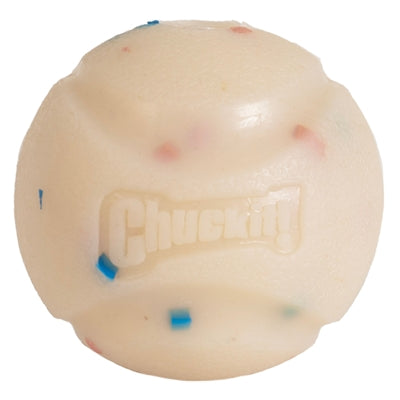 CHUCKIT BIRTHDAY BALL MET VANILLEGEUR M 6 CM