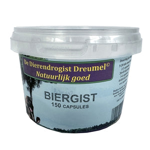 Dierendrogist Biergist Capsules voedingssupplement hond 150 st