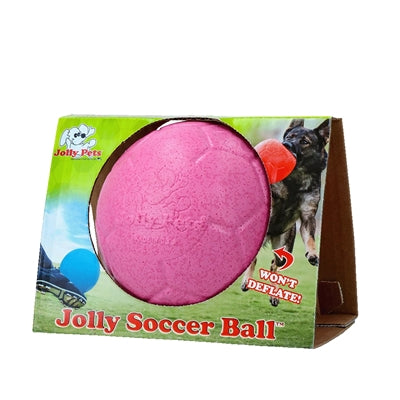 Jolly Soccer Ball Roze hondenspeelgoed 15 cm