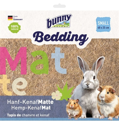 BUNNY NATURE HEMP-KENAFMAT HENNEPVEZEL / KENAFVEZEL MAT 40X25 CM