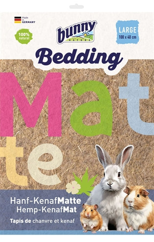 BUNNY NATURE HEMP-KENAFMAT HENNEPVEZEL / KENAFVEZEL MAT 100X40 CM
