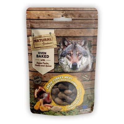 Natural Greatness Digestive Support Oven Baked Biscuits Mini hondenkoekjes 75 gr