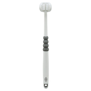 Trixie 3-KOPPIGE Tandenborstel Hond / Kat Wit / Grijs vachtverzorging 18 cm
