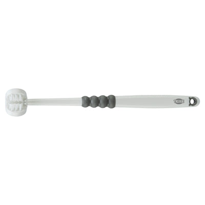 Trixie 3-KOPPIGE Tandenborstel Hond / Kat Wit / Grijs vachtverzorging 18 cm