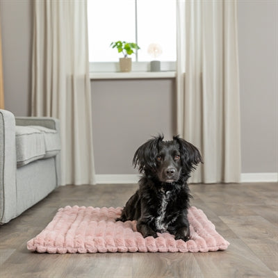 Trixie Ligmat Lonni Ribfluweel Roze hondenmand