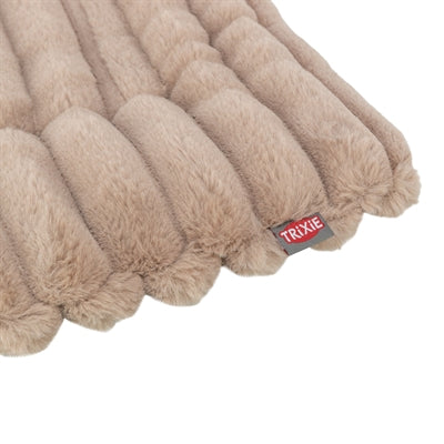 Trixie Ligmat Lonni Ribfluweel Lichtbruin hondenmand