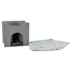 Trixie Kattenhuis Harvey Grijs-wit / Zwart kattenmand 38x38x38 cm