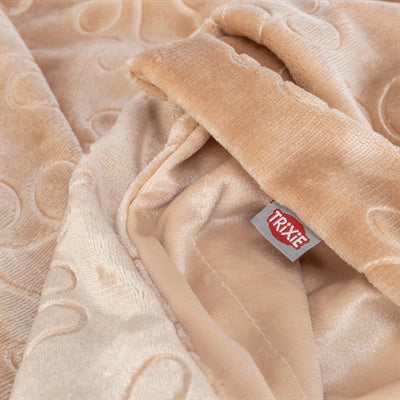 Trixie Hondendeken Barry Softpluche Beige hondenmand