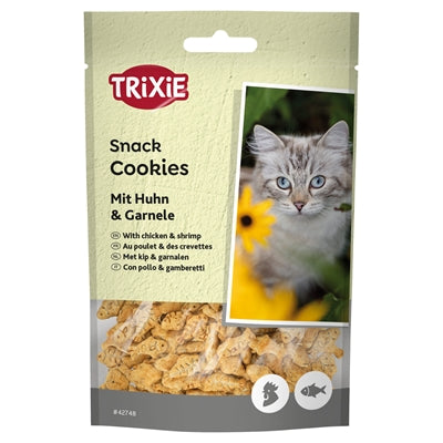 TRIXIE COOKIES MET KIP EN GARNALEN 50 GR